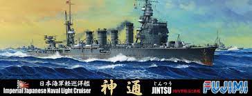 Fujimi 1/700 Japanese light cruiser Jintsu (TOKU - 104) Plastic Model Kit - Hobbytech Toys