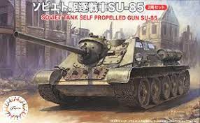 Fujimi 1/76 Soviet SU-85 (Set of 2) (SWA-29) Plastic Model Kit - Hobbytech Toys