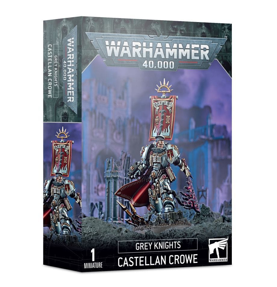 Games Workshop 57-12 Grey Knights Castellan Crowe - Hobbytech Toys