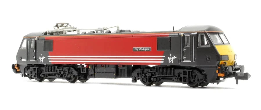 Graham Farish 371-783 N Gauge Class 90/0 90004 City of Glasgow Virgin Trains (Original) - Hobbytech Toys