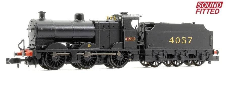 Graham Farish 372-063SF N LMR 3835-Class (4F) 4057 LMS Black MR Numerals- (Era-3) - DCC/Sound-Fitted - Hobbytech Toys