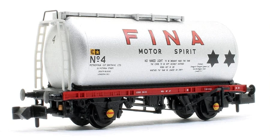 Graham Farish 373-784 N BR 45T TTA Tank Wagon 'Fina' Silver - Hobbytech Toys