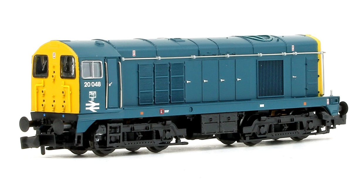 Graham Farish N BR Class 20/0 Disc Headcode 20048 Blue Cabside Locomotive Graham Farish TRAINS - N SCALE