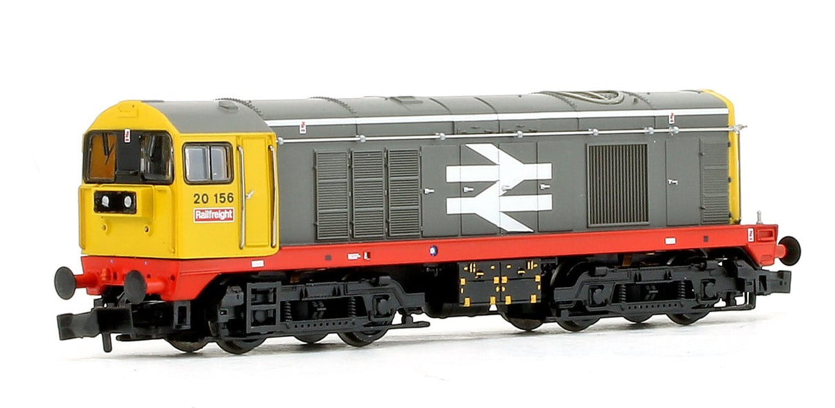 Graham Farish N BR Class 20/0 Headcode Box 20156 Railfreight Red Stripe Diesel Locomotive Graham Farish TRAINS - N SCALE