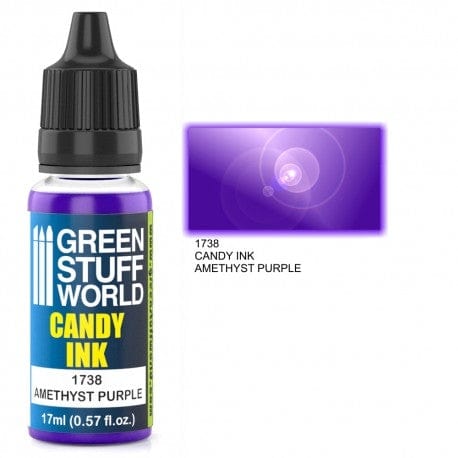 Green Stuff World 1738 Candy Ink Amethyst Purple Acrylic 17ml Green Stuff World PAINT, BRUSHES & SUPPLIES