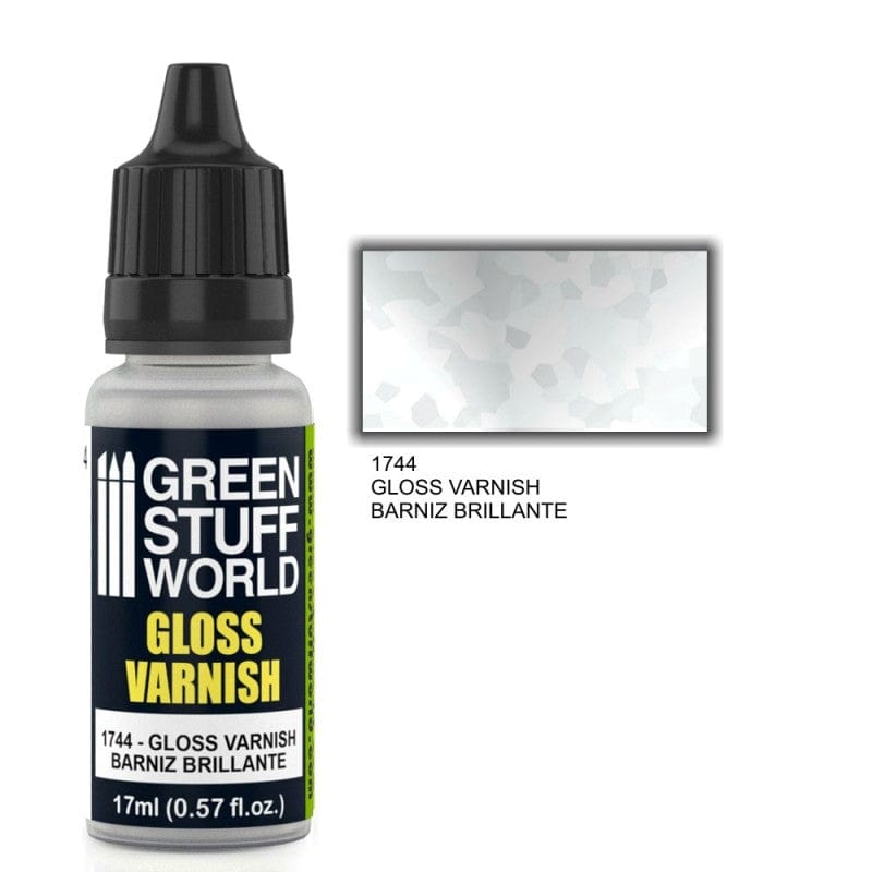 Green Stuff World 1744 Gloss Varnish Acrylic 17ml Green Stuff World PAINT, BRUSHES & SUPPLIES