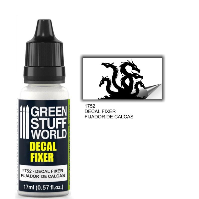 Green Stuff World 1752 Decal Fixer 17ml Green Stuff World PAINT, BRUSHES & SUPPLIES