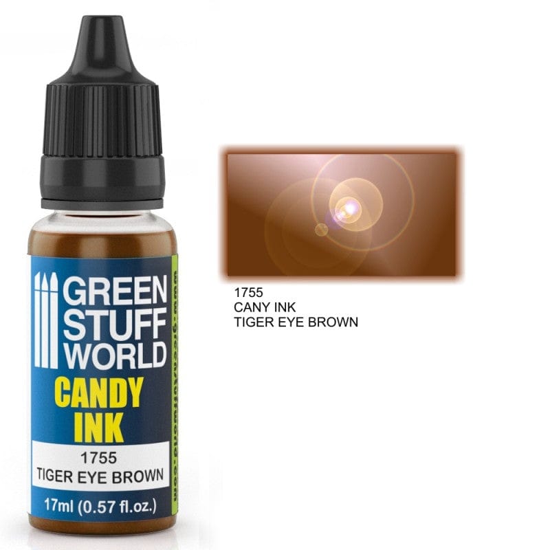 Green Stuff World 1755 Candy Ink Tiger Eye Brown Acrylic 17ml Green Stuff World PAINT, BRUSHES & SUPPLIES