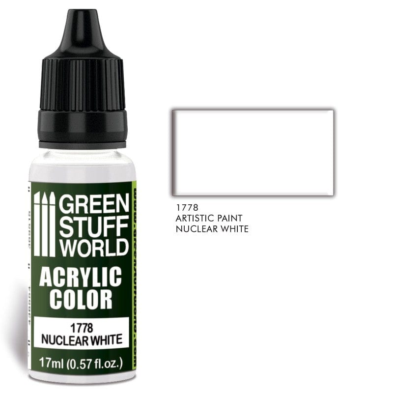 Green Stuff World 1778 Nuclear White Acrylic 17ml Green Stuff World PAINT, BRUSHES & SUPPLIES