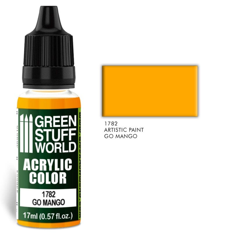 Green Stuff World 1782 GO Mango Acrylic 17ml Green Stuff World PAINT, BRUSHES & SUPPLIES