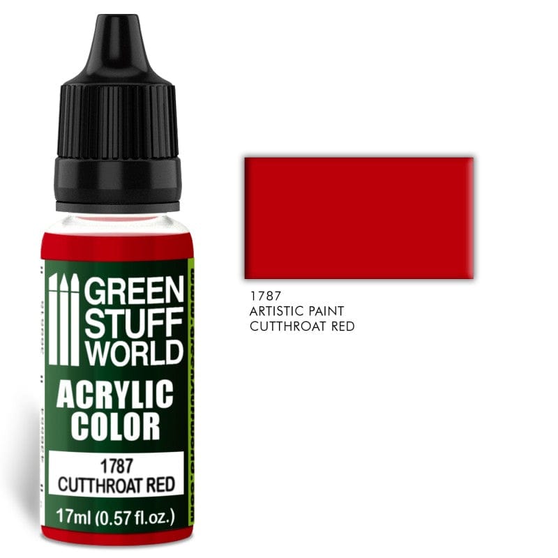 Green Stuff World 1787 Cutthroat Red Acrylic 17ml Green Stuff World PAINT, BRUSHES & SUPPLIES