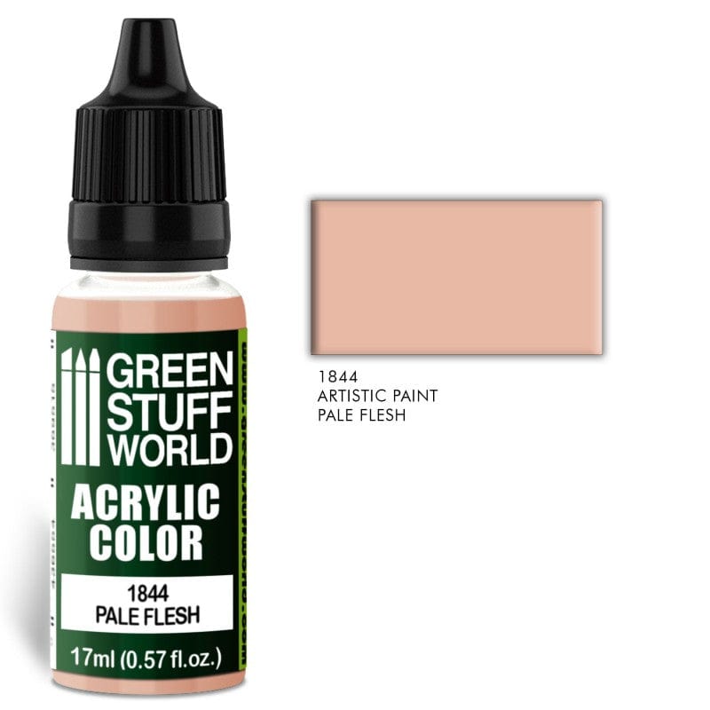 Green Stuff World 1844 Pale Flesh Acrylic 17ml Green Stuff World PAINT, BRUSHES & SUPPLIES