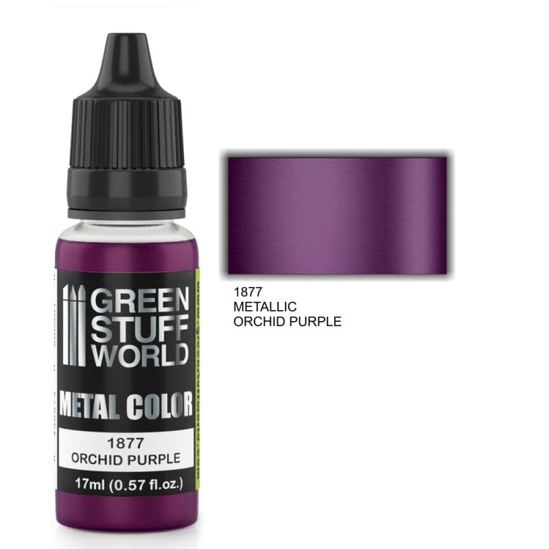 Green Stuff World 1877 Metallic Paint Orchid Purple 17ml Green Stuff World PAINT, BRUSHES & SUPPLIES