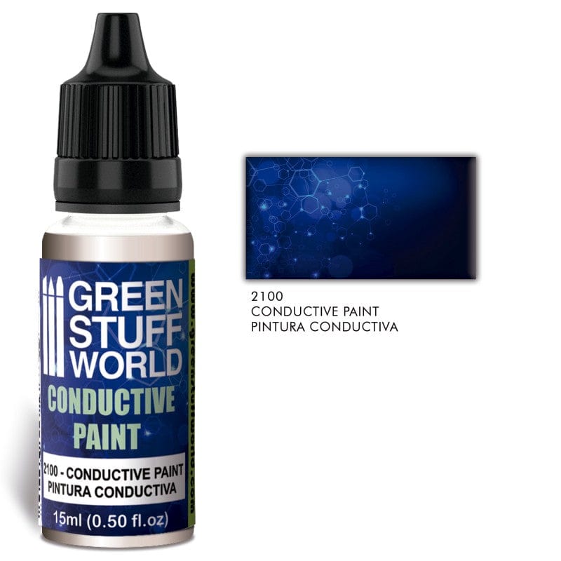 Green Stuff World 2100 Conductive Paint 15ml Green Stuff World PAINT, BRUSHES & SUPPLIES