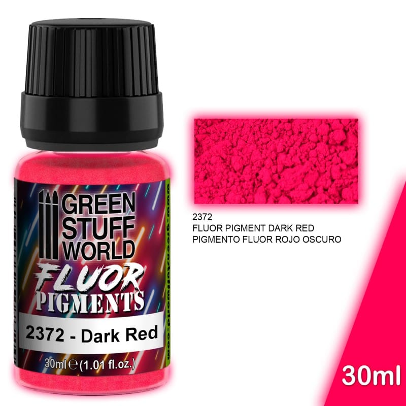 Green Stuff World 2372 Flour Pigments Dark Red 30ml Green Stuff World PAINT, BRUSHES & SUPPLIES