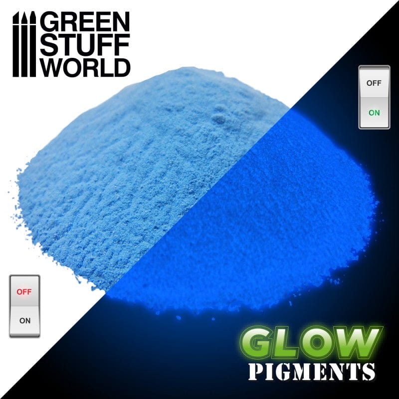 Green Stuff World 2432 Glow Pigments Space Blue 30ml Green Stuff World PAINT, BRUSHES & SUPPLIES