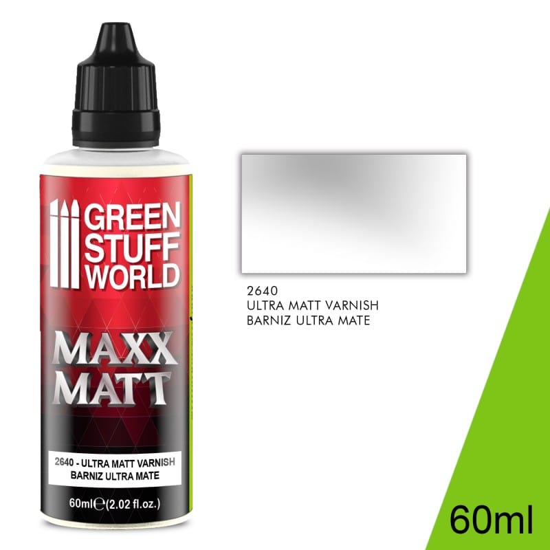 Green Stuff World 2640 Maxx Matt Varnish 60ml Green Stuff World PAINT, BRUSHES & SUPPLIES
