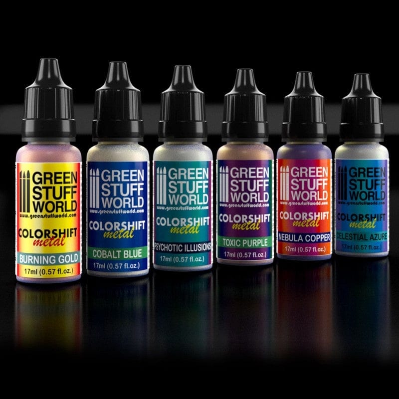 Green Stuff World Colorshift Metal Acrylic Paint Set 1 Green Stuff World PAINT, BRUSHES & SUPPLIES