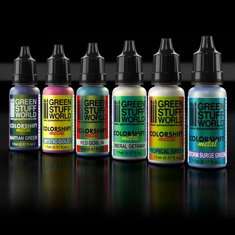 Green Stuff World Colorshift Metal Acrylic Paint Set 2 Green Stuff World PAINT, BRUSHES & SUPPLIES