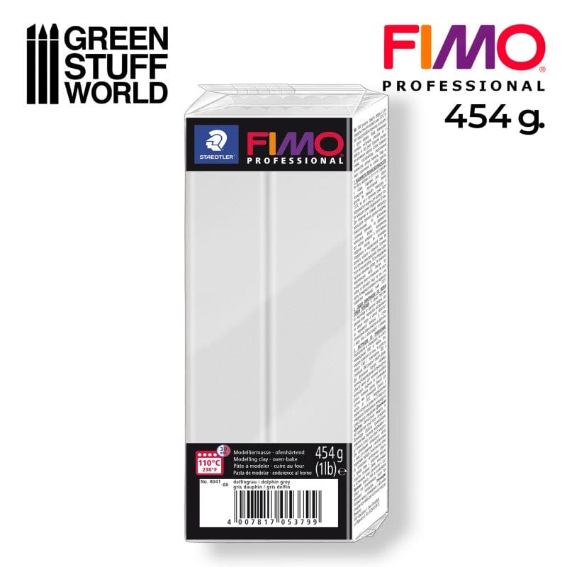 Green Stuff World Fimo Professional 454gr - Dolphin Grey Green Stuff World PAINT, BRUSHES & SUPPLIES