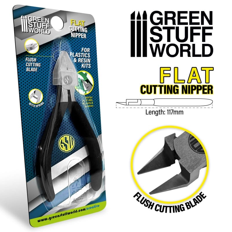 Green Stuff World Flat Cutting Nipper (Sprue Cutter) - Hobbytech Toys