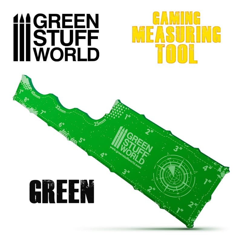 Green Stuff World Gaming Measuring Tool - Green Green Stuff World TOOLS