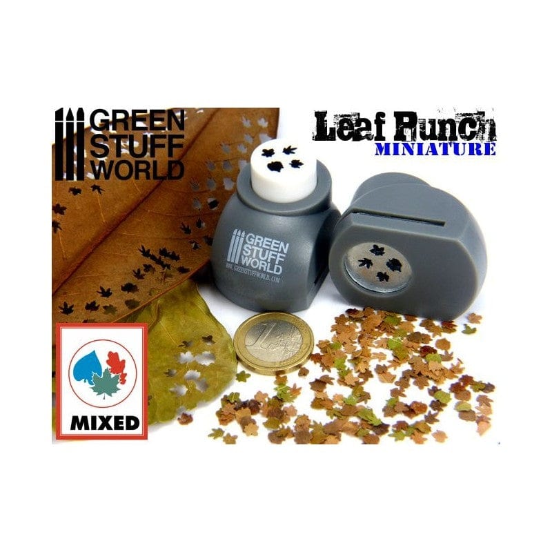 Green Stuff World Miniature Leaf Punch Grey Green Stuff World TOOLS