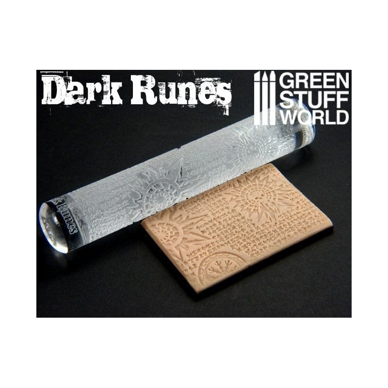 Green Stuff World Rolling Pin Dark Runes Green Stuff World TOOLS