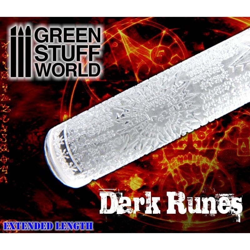 Green Stuff World Rolling Pin Dark Runes Green Stuff World TOOLS