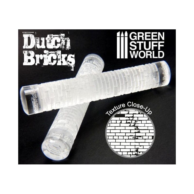 Green Stuff World Rolling Pin Dutch Bricks Green Stuff World TOOLS