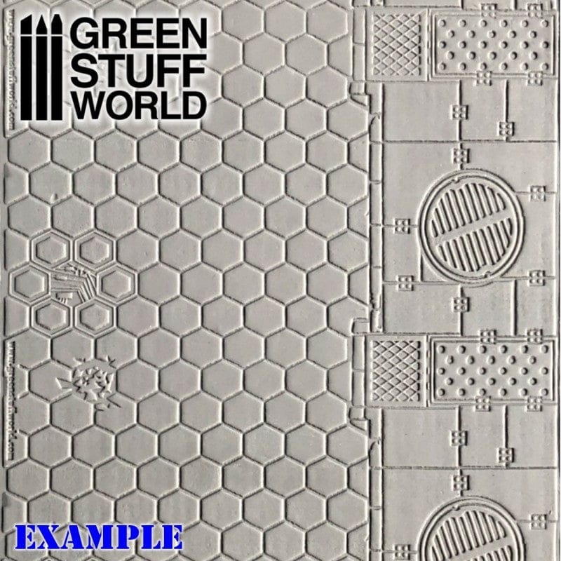Green Stuff World Rolling Pin Hexagons Green Stuff World PAINT, BRUSHES & SUPPLIES