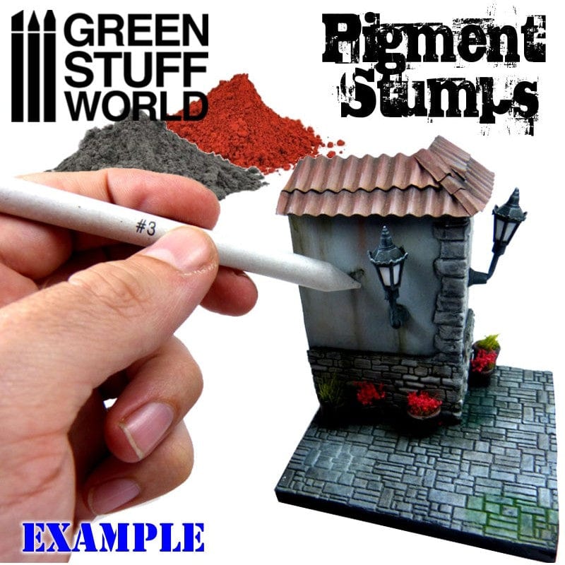 Green Stuff World Set Pigment Blending Stumps (6) Green Stuff World PAINT, BRUSHES & SUPPLIES