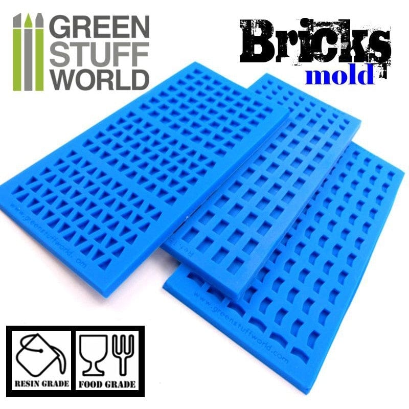 Green Stuff World Silicone Molds - Bricks Green Stuff World TOOLS