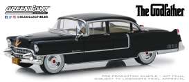 Greenlight 1/24 The Godfather 1955 Cadillac Fleetwood Series 60 Black Greenlight DIE-CAST MODELS