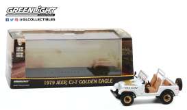 Greenlight 1/43 1979 Jeep CJ-5 Golden Eagle Dixie Movie Greenlight DIE-CAST MODELS