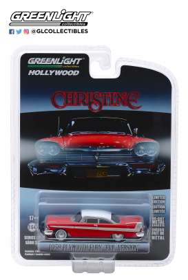 Greenlight 1/64 1958 Plymouth Fury Evil Version Christine Greenlight DIE-CAST MODELS
