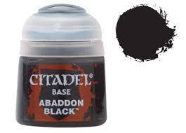 GW 21-25 Citadel Base Abaddon Black - Hobbytech Toys