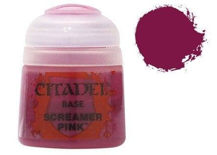 GW 21-33 Citadel Base Screamer Pink Games Workshop PAINT, BRUSHES & SUPPLIES