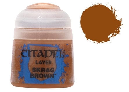 GW 22-40 Citadel Layer Skrag Brown Games Workshop PAINT, BRUSHES & SUPPLIES