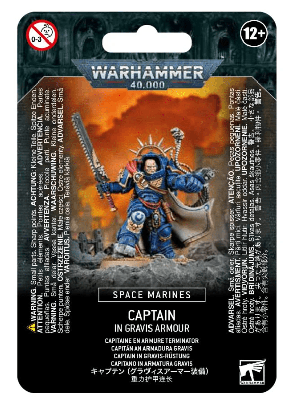 GW 48-70 Space Marines: Captain In Gravis Armour - Hobbytech Toys