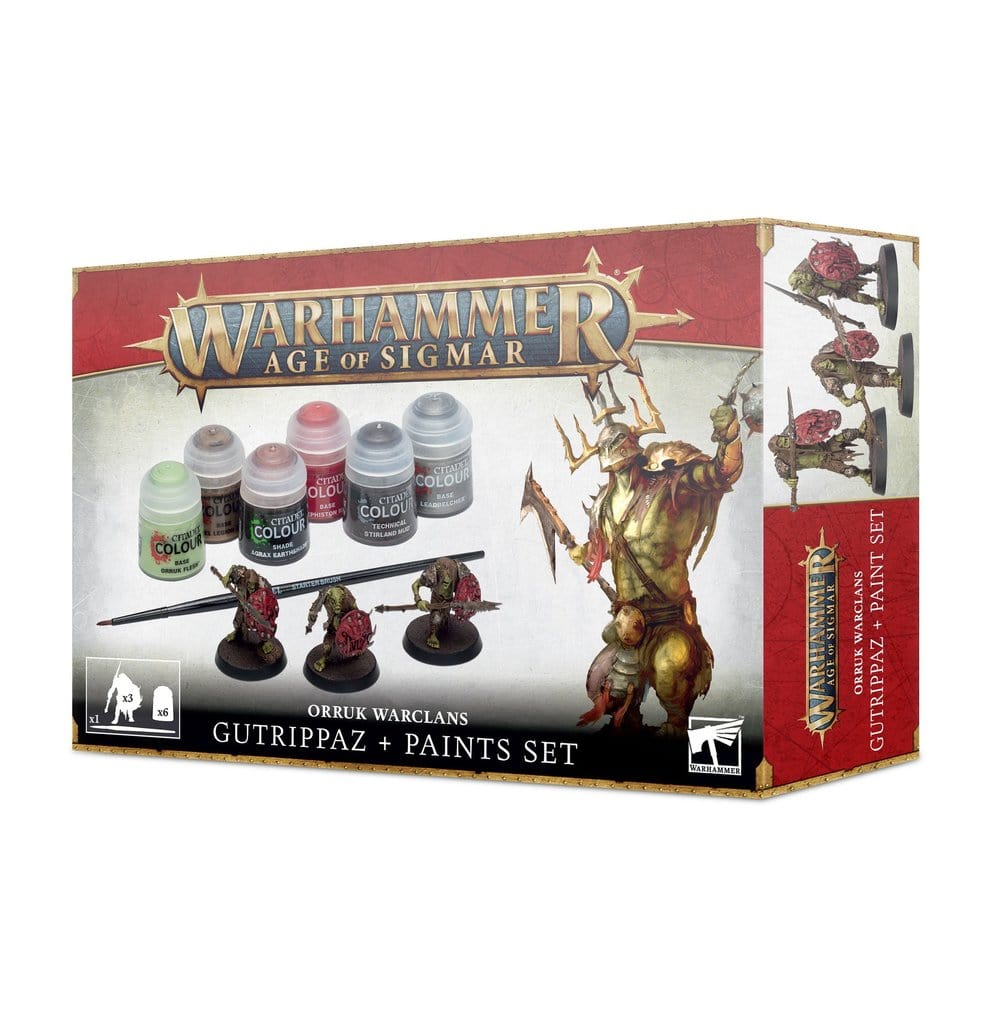 GW 60-09 AOS Orruks Paint Set - Hobbytech Toys