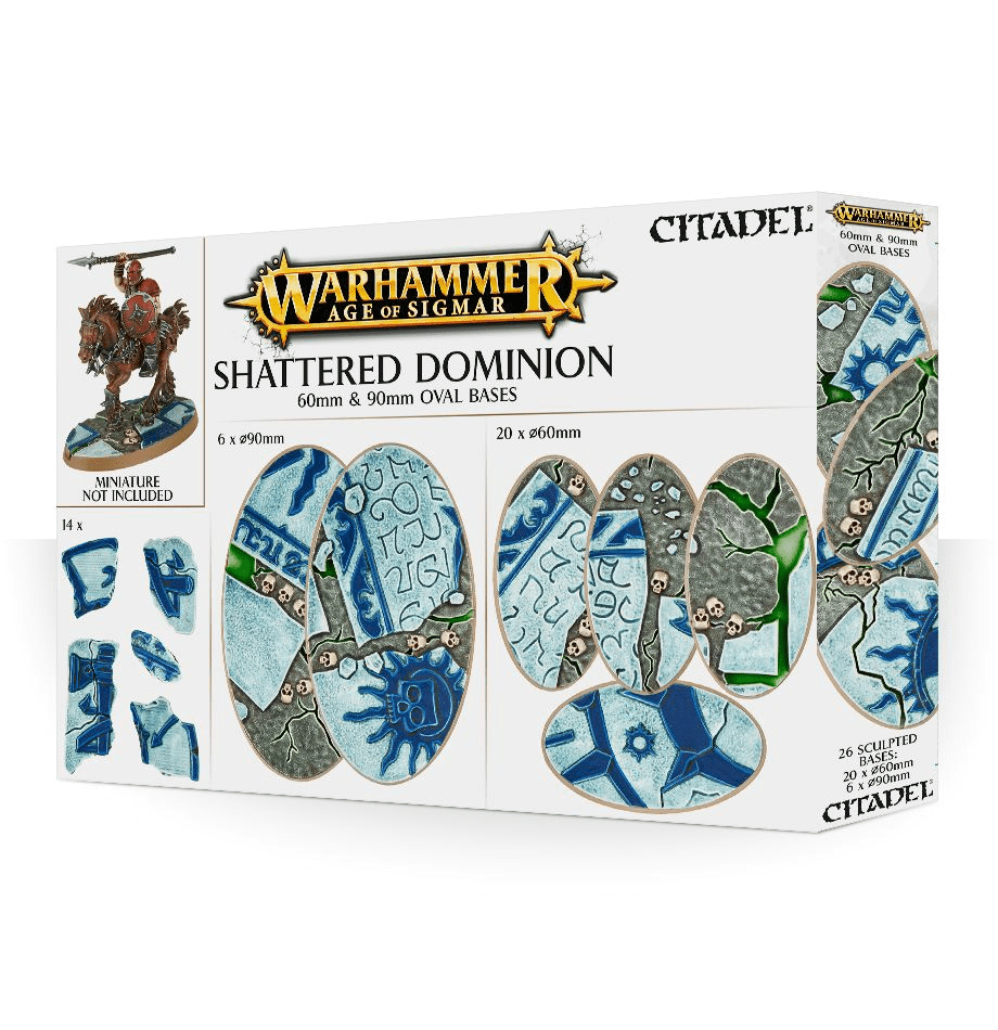 GW 66-98 AOS: Shattered Dominion: 60 & 90mm Oval Bases 1 Games Workshop GAMES WORKSHOP