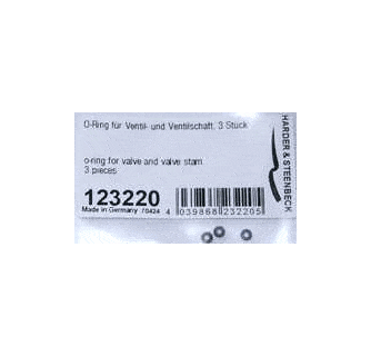 Harder And Steenbeck 123220 Valve Rod O-ring (3pcs) - Hobbytech Toys