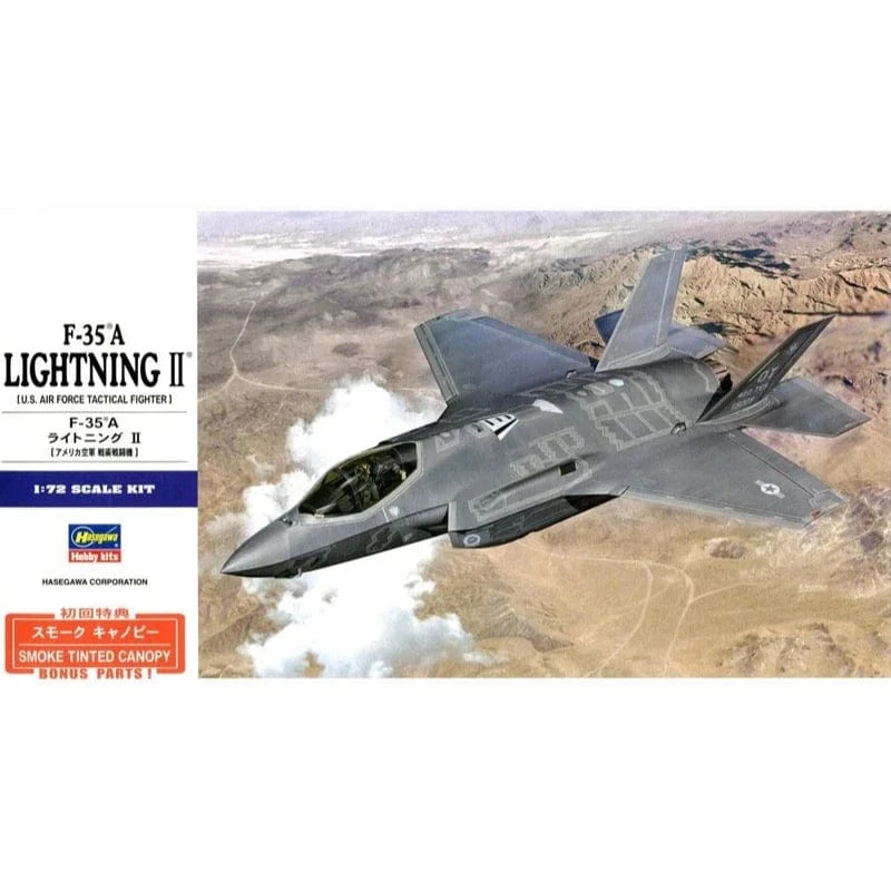Hasegawa 01572AU 1/72 F-35A Lightning II Limited Edition RAAF Plastic Model Kit - Hobbytech Toys