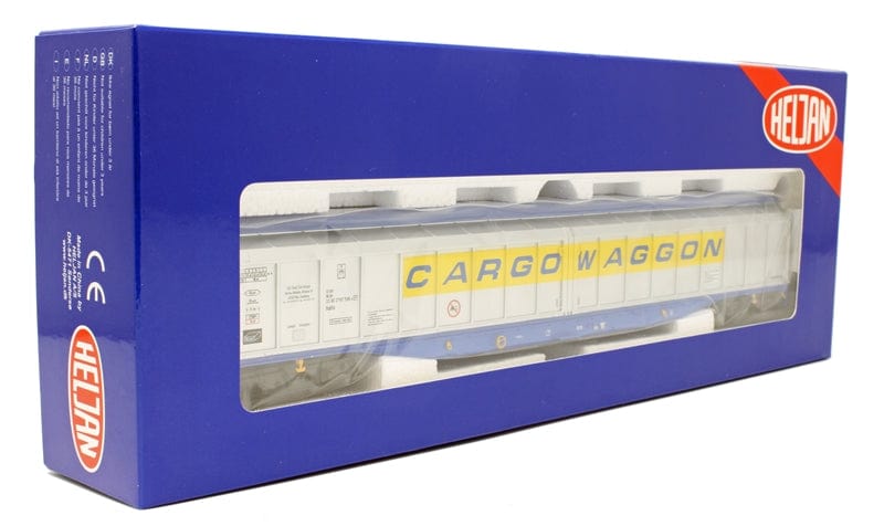 Heljan OO Cargowaggon Silver/Blue 2797 596 - Hobbytech Toys