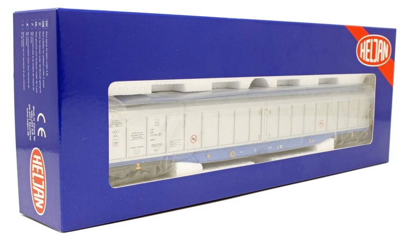 Heljan OO Cargowaggon Silver/Blue 2797 604 - Hobbytech Toys
