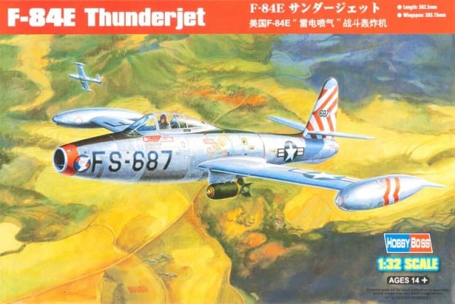 Hobby Boss 1/32 F-84E Thunderjet Hobby Boss PLASTIC MODELS
