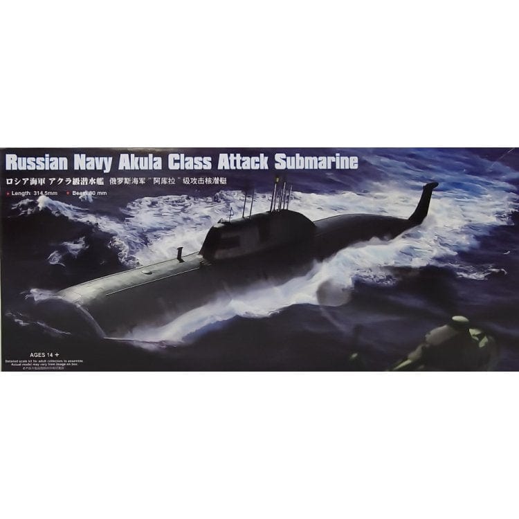 Hobby Boss 1/350 Russian Navy Ssnakula Class Attac Hobby Boss PLASTIC MODELS