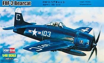 Hobby Boss 1/48 F8F-2 Bearcat Hobby Boss PLASTIC MODELS