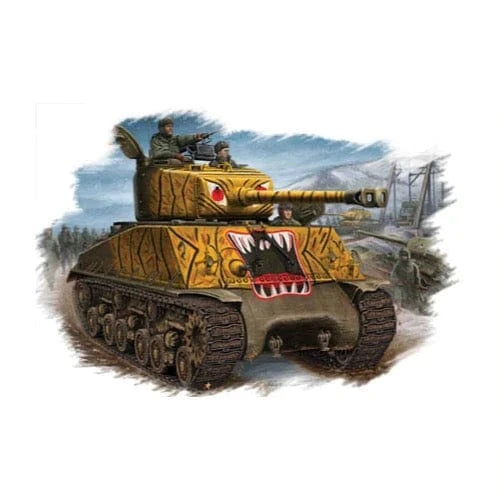 Hobby Boss 1/48 U.S M4A3E8 Tank - Hobbytech Toys